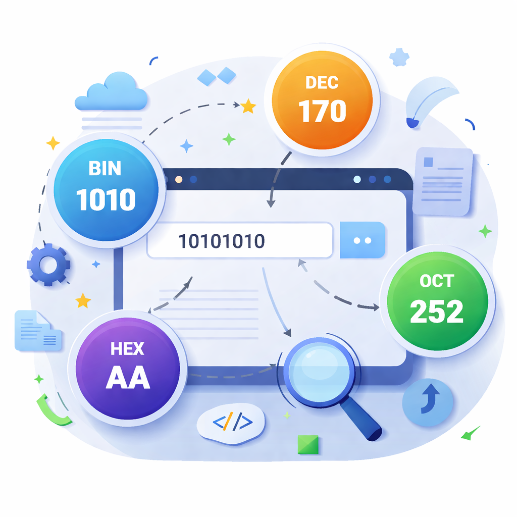 Бесплатный онлайн-конвертер систем счисления tool icon
