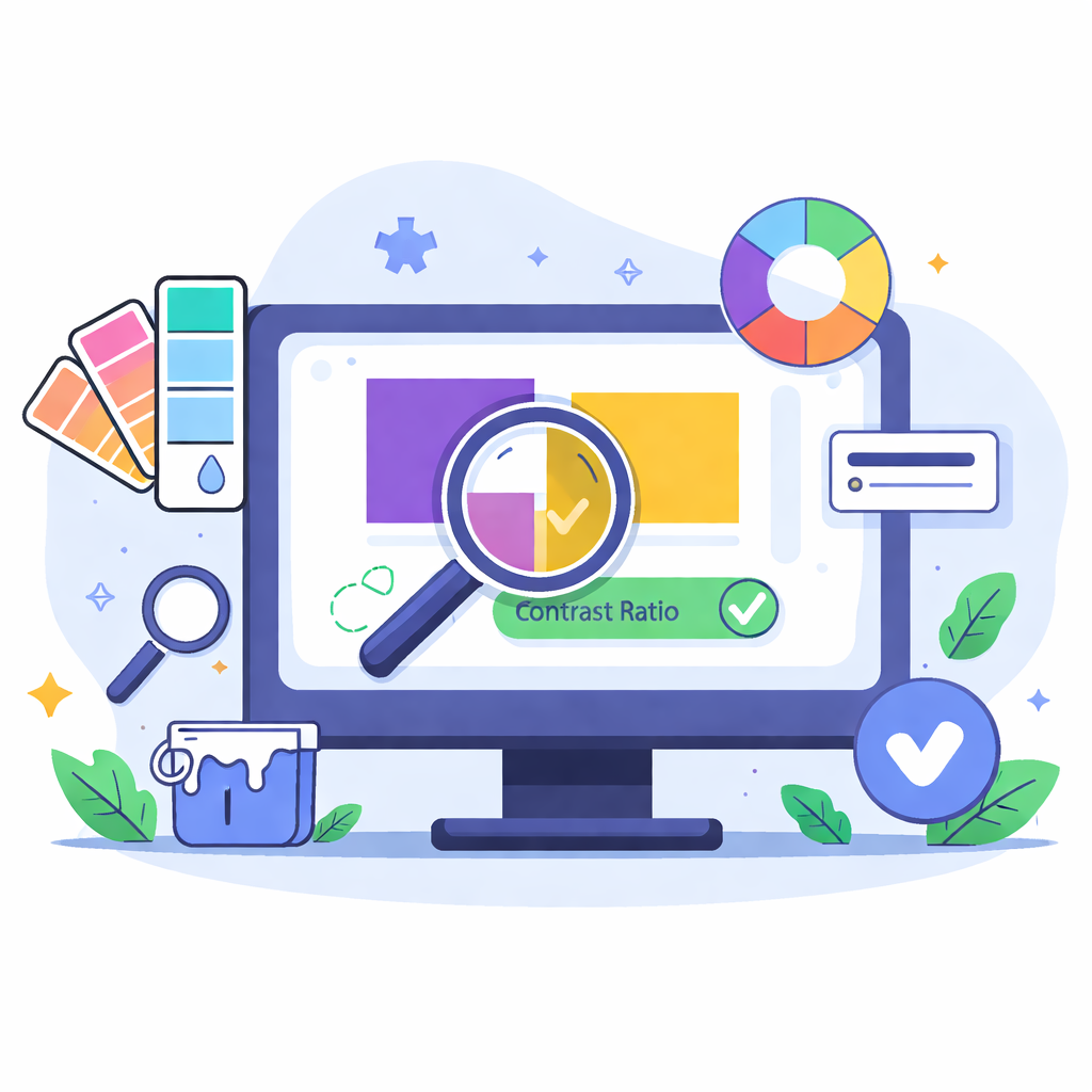 Бесплатная проверка цветового контраста (WCAG) tool icon