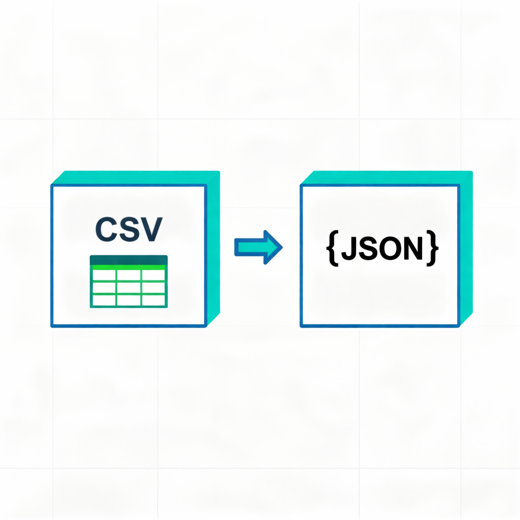 Конвертер CSV в JSON tool icon