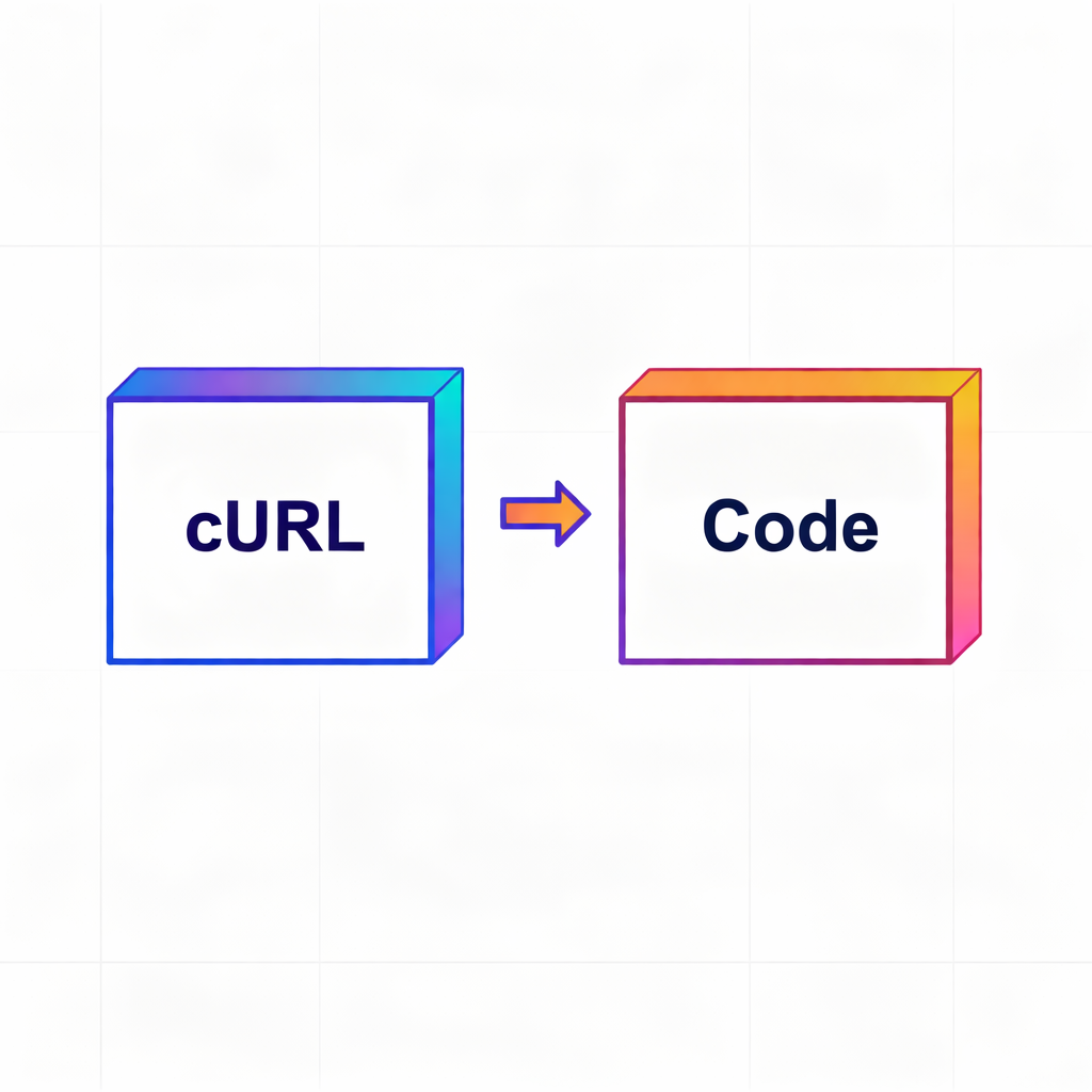 Бесплатный онлайн конвертер cURL в код tool icon