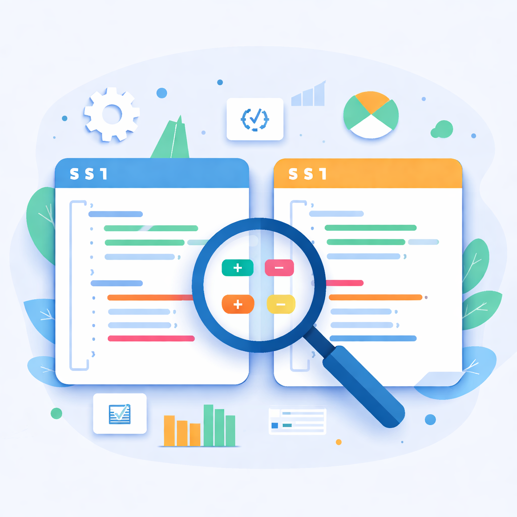 Визуальное сравнение JSON tool icon
