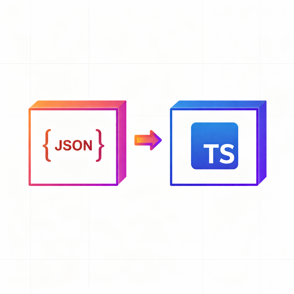 JSON-zu-TypeScript-Konverter tool icon