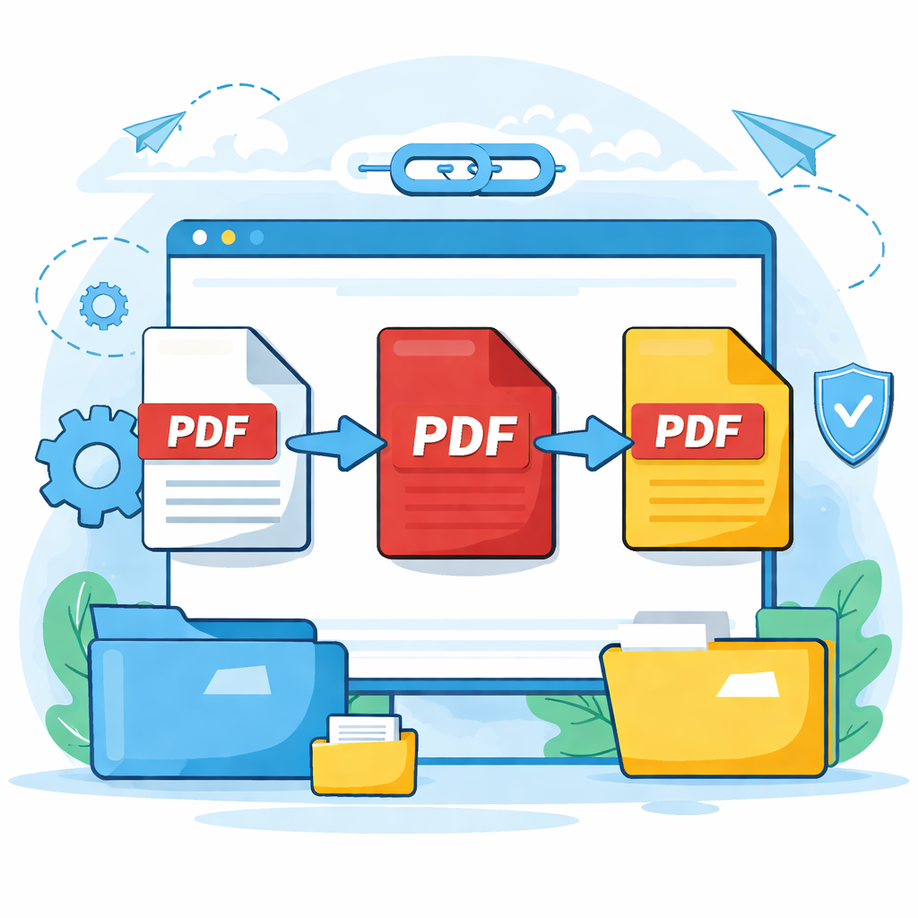 Бесплатный онлайн инструмент объединения PDF tool icon