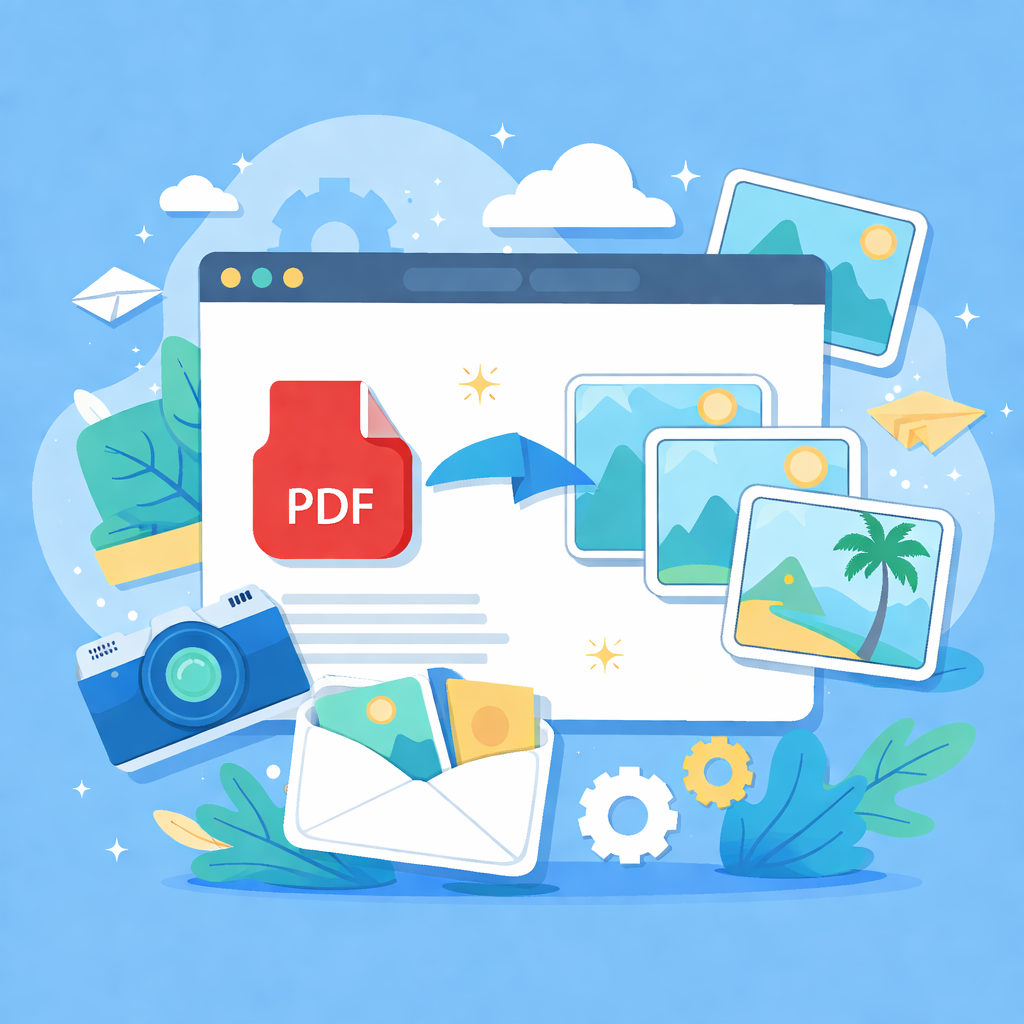 Бесплатный онлайн‑конвертер PDF в изображения tool icon