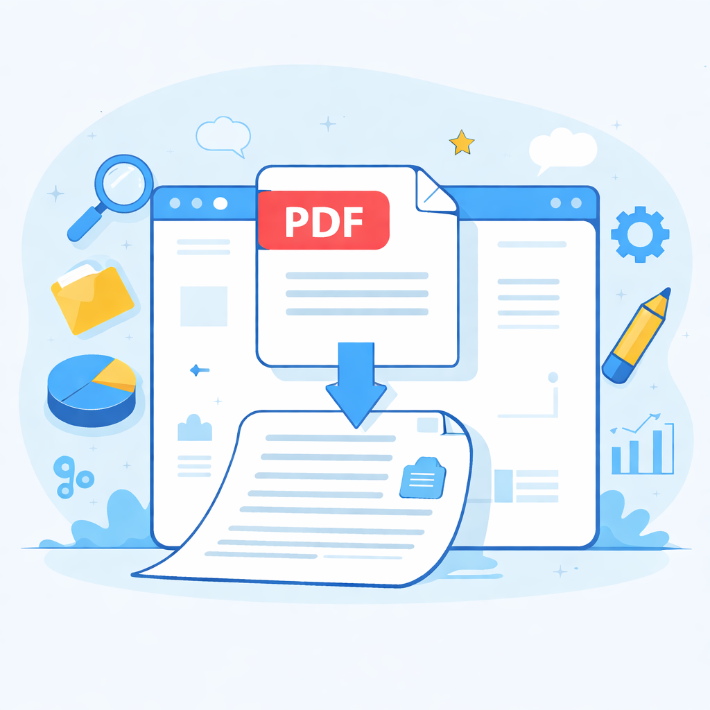 Бесплатный онлайн‑экстрактор текста из PDF tool icon