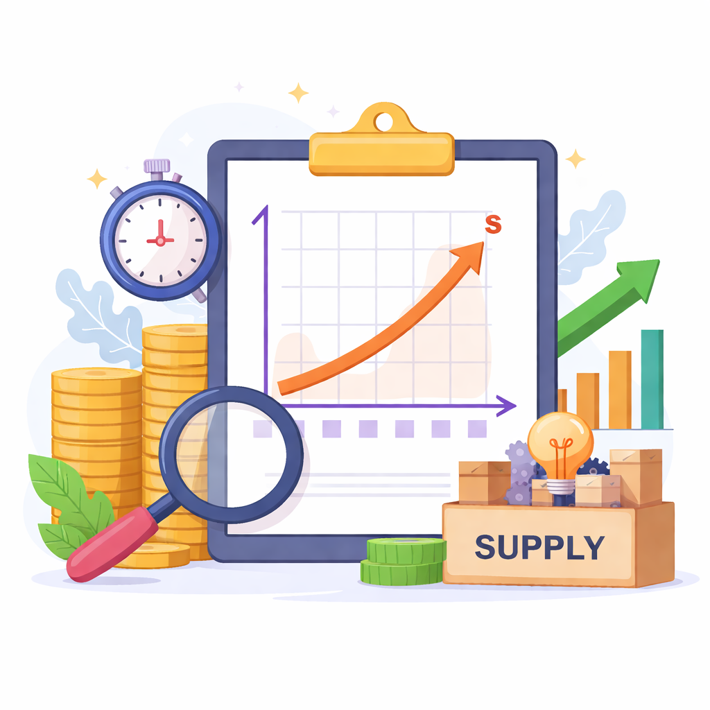 Price Elasticity of Supply Calculator tool icon
