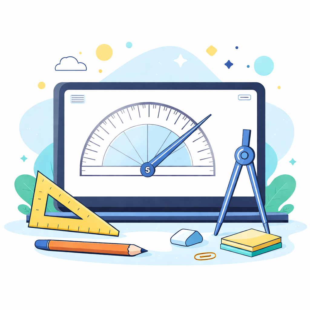 Free Online Protractor tool icon