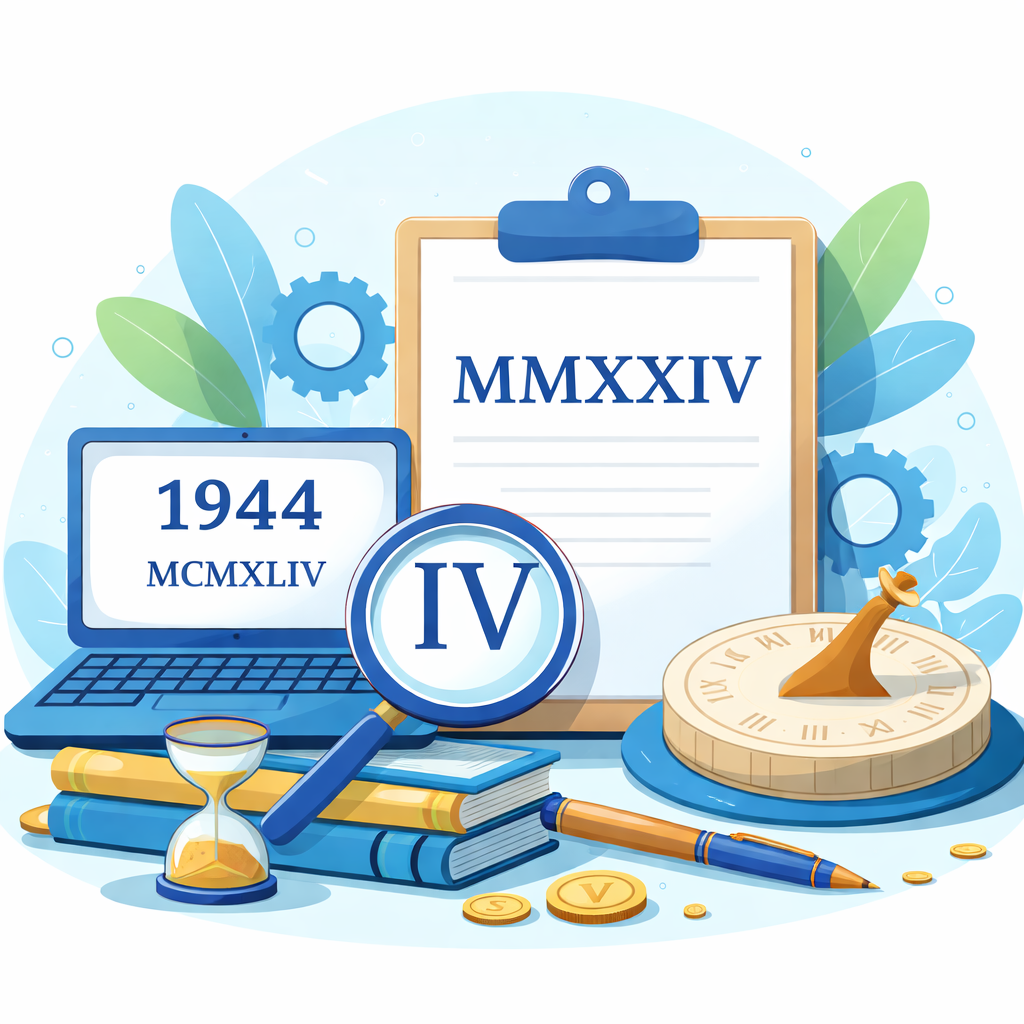 Free Online Roman Numerals Generator / Converter tool icon
