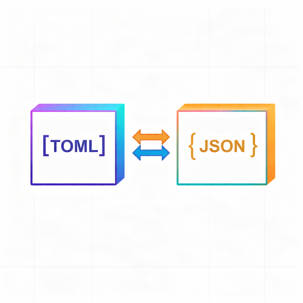 Convertidor TOML JSON tool icon